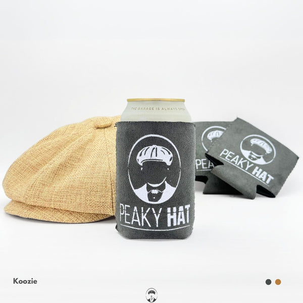 Peaky Hat Suede(ish) Koozie