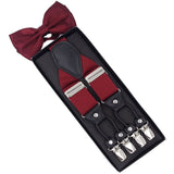 Arthur's Bow Tie and Suspenders Set - Peaky Hat - Picked by Peaky Hat - Burgundy - 