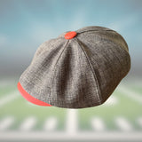 Peaky Colors - Peaky Hat - Made by Peaky Hat - Blue on Gray Fabric - 