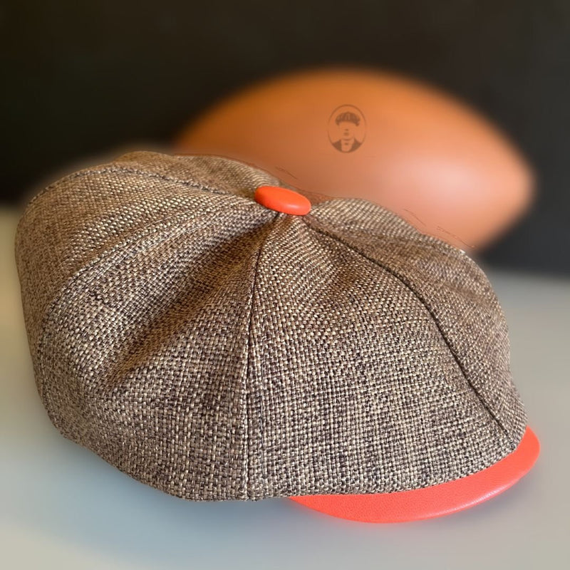 Peaky Colors - Peaky Hat - Made by Peaky Hat - Blue on Gray Fabric - 