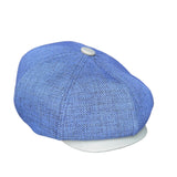 Peaky Colors - Peaky Hat - Made by Peaky Hat - Blue on Gray Fabric - 