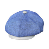 Peaky Colors - Peaky Hat - Made by Peaky Hat - Gray on Blue Fabric - 