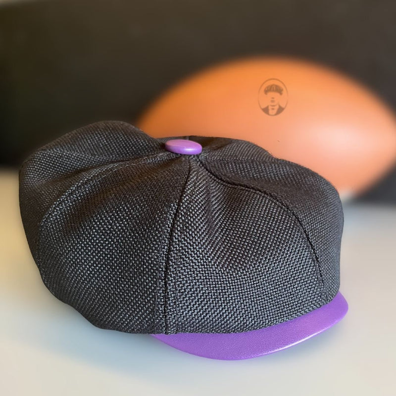 Peaky Colors - Peaky Hat - Made by Peaky Hat - Purple on Black - 