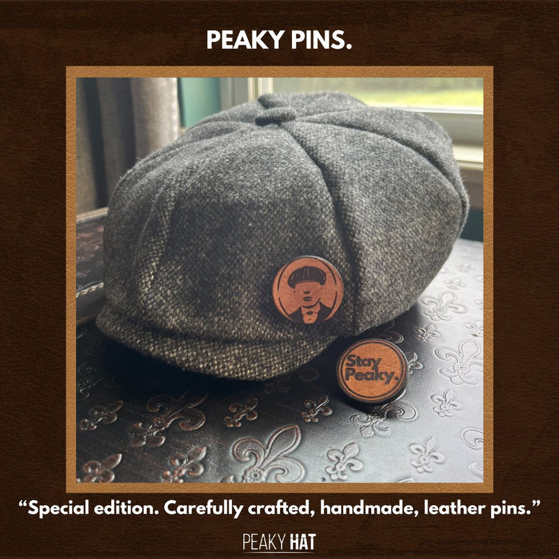 Peaky Pins - Peaky Hat - The Kattington Leather Company - Peaky Silhouette Pin - 