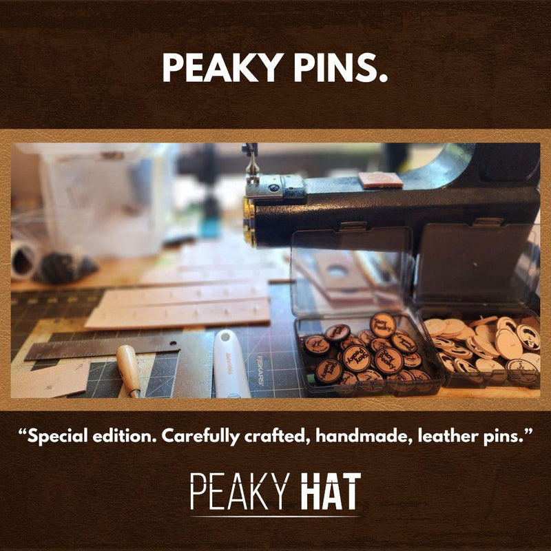 Peaky Pins - Peaky Hat - The Kattington Leather Company - Peaky Silhouette Pin - 