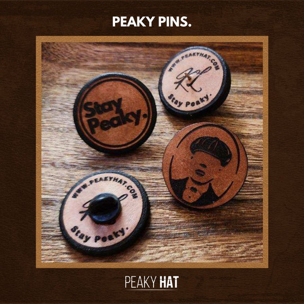 Peaky Pins - Peaky Hat - The Kattington Leather Company - Peaky Silhouette Pin - 