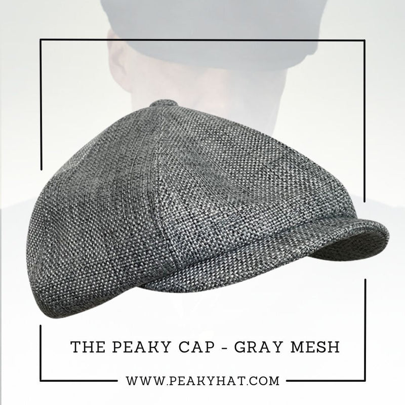 The Peaky Cap - Peaky Hat - Made by Peaky Hat - Gray Mesh - 