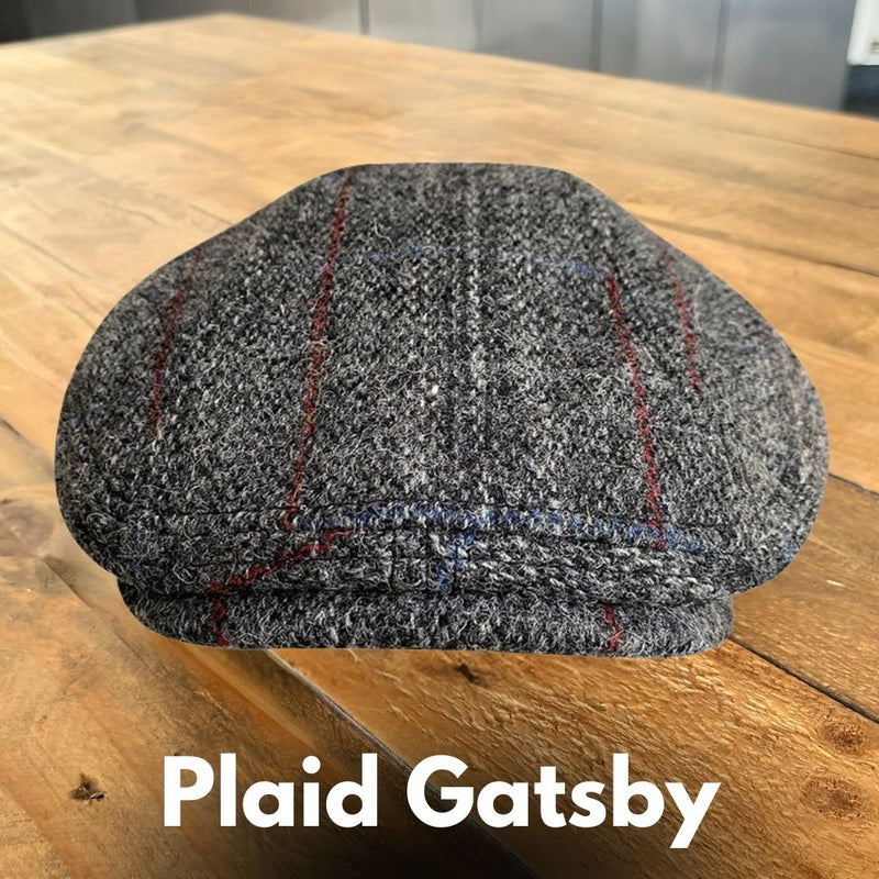 The Peaky Gatsby - Peaky Hat - Made by Peaky Hat - Gray Plaid - 