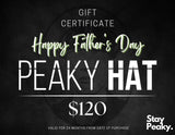 The Peaky Gift Card - Peaky Hat - Made by Peaky Hat - $120.00 Gift Card - 