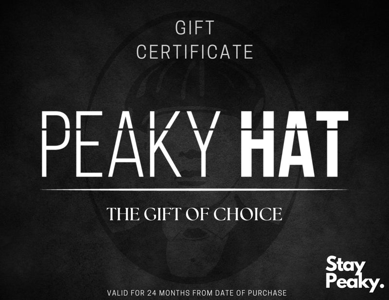 The Peaky Gift Card - Peaky Hat - Made by Peaky Hat - $75.00 Gift Card - 