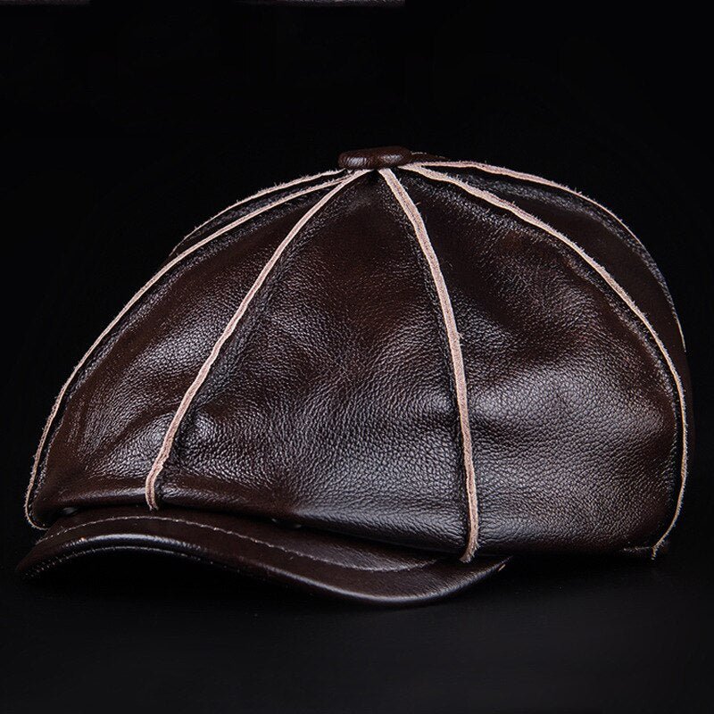 The Peaky Leather Captain - Peaky Hat - Picked by Peaky Hat - Auburn - 