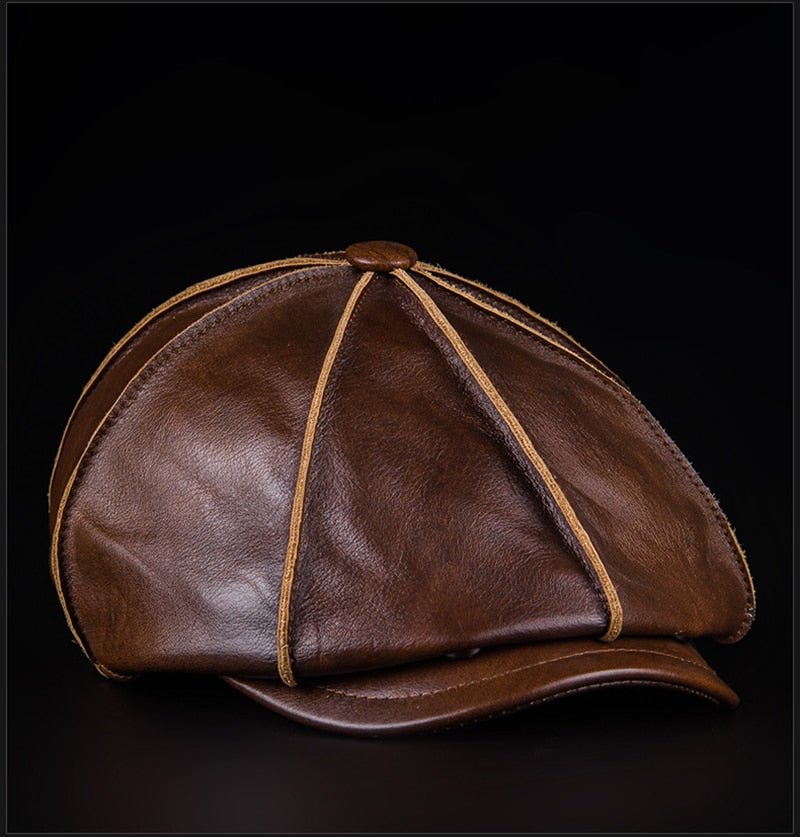 The Peaky Leather Captain - Peaky Hat - Picked by Peaky Hat - Black - 