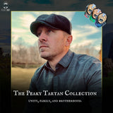 The Peaky Tartan Collection - Gray Highlander - Peaky Hat - Made by Peaky Hat - with Maple Leaf Tartan - 