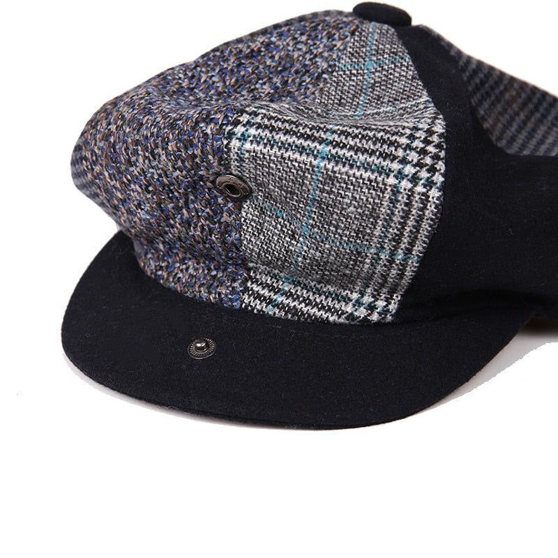 The Peaky Vintage Spliced Octagon - Peaky Hat - Picked by Peaky Hat - Black - 