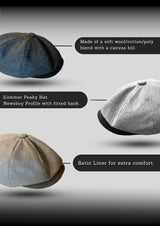 The Peaky Weekender - Peaky Hat - Made by Peaky Hat - Charcoal - 