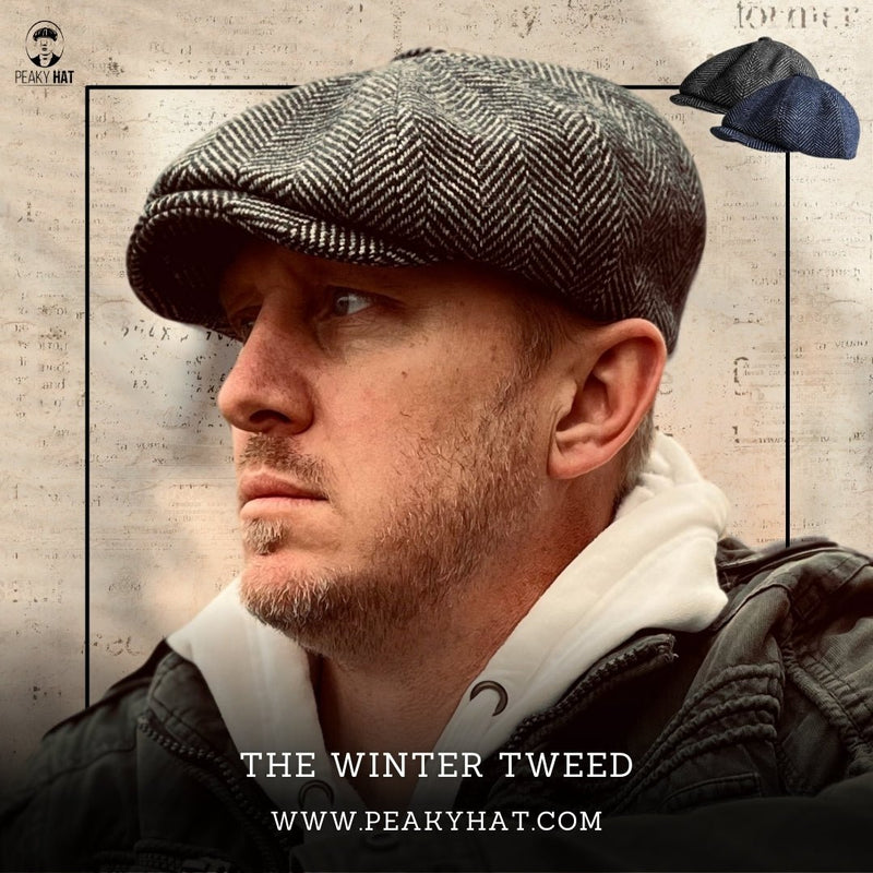 The Peaky Winter Tweed - Peaky Hat - Made by Peaky Hat - Blue - 